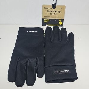 Burton Large Black Touch N Go Gloves NWOT